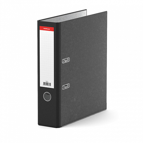 Папка-файл 7см картон, черный метал.окантовка