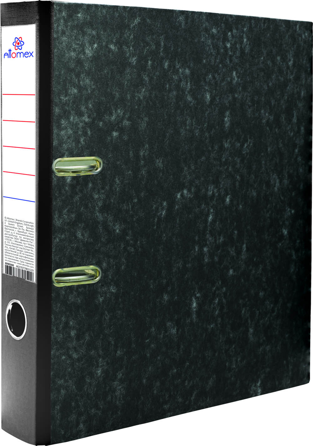 Папка-файл 5см картон, чёрная