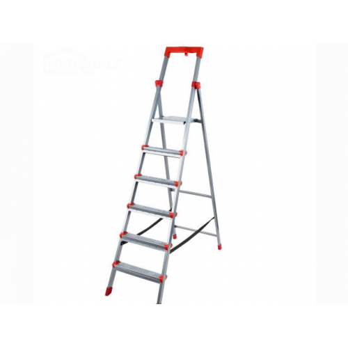 Стремянка 6 широких ступеней