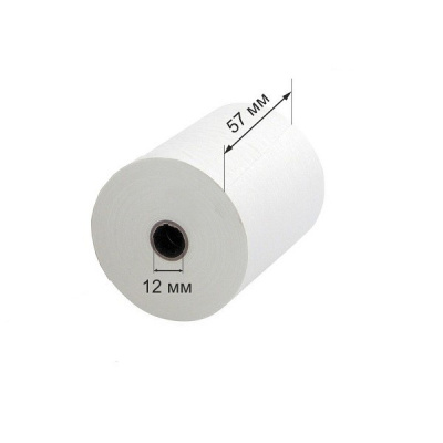 Чековая лента. 57х12х19м, пл.46гр, вес 50гр